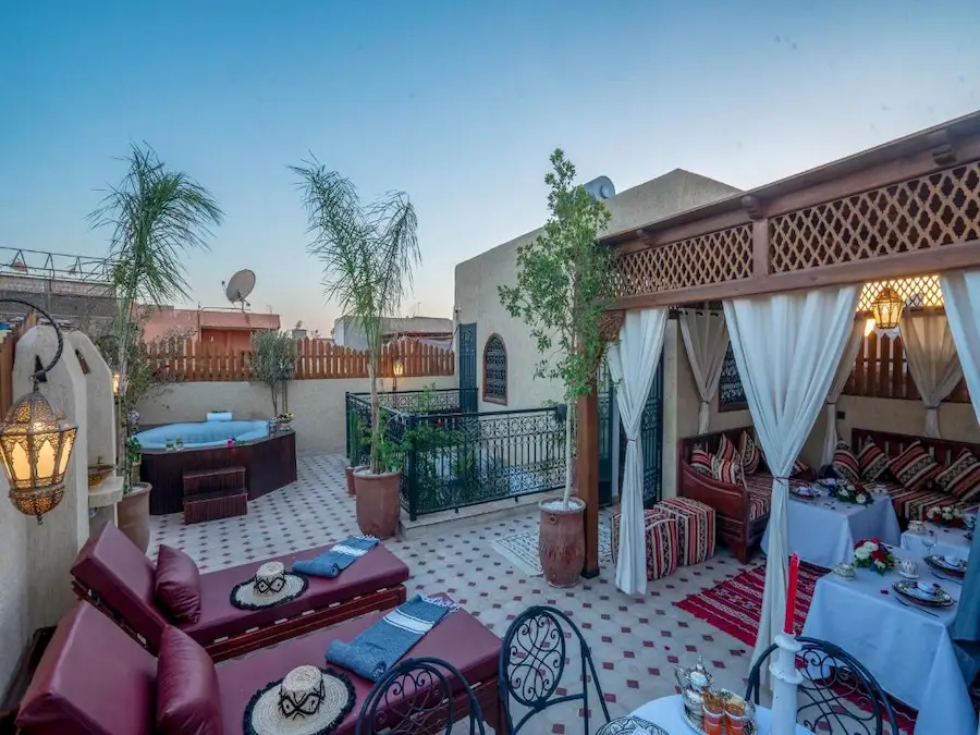 Riad Le Nid De Fatima in Medina, Derb Boutouil (20 min walk to Jemaa)